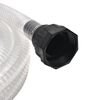 vidaXL Suction Hose with Connectors 4 m 22 mm White