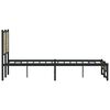 vidaXL Metal Bed Frame without Mattress Sonoma Oak 150x200 cm King Size