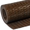 vidaXL Balcony Screen Brown and Black 300x100 cm Poly Rattan