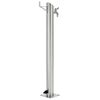 vidaXL Garden Water Column Stainless Steel Round 95 cm