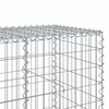 vidaXL Gabion Basket with Cover 850x100x100 cm Galvanised Iron