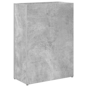 vidaXL Umbrella Stand Concrete Grey 40 x 20 x 55.5 cm Engineered Wood