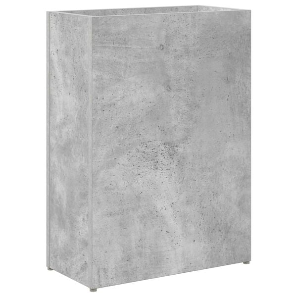 vidaXL Umbrella Stand Concrete Grey 40 x 20 x 55.5 cm Engineered Wood