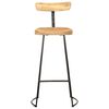 vidaXL Bar Stools 2 pcs 49x43x103 cm Solid Wood Mango