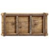 vidaXL Tray with Storage Brown 30 x 14 x 9 cm Solid Reclaim Wood
