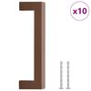 vidaXL Cabinet Handles 10 pcs Bronze 128 mm Stainless Steel