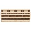 vidaXL Chicken Laying Nest 4 Compartments 106x40x45 cm Solid Pine Wood