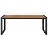 vidaXL Garden Table with U-shaped Legs 200x90x75 cm Solid Wood Acacia