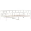 vidaXL Daybed with Drawers without Mattress White 90x190 cm Single Solid Wood