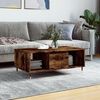 vidaXL Coffee Table Smoked Oak 90x50x36.5 cm Engineered Wood