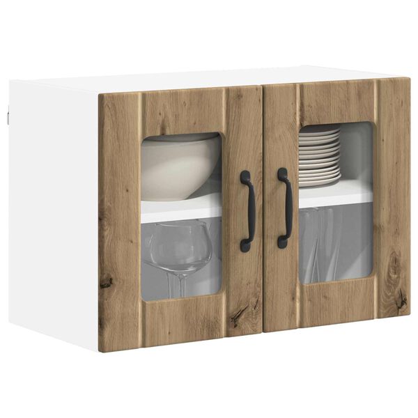 vidaXL Dishwasher Panel Lucca 2 pcs Artisan Oak 60 x 31 x 40 cm