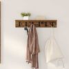 vidaXL Wall-Mounted Coat Rack Old Wood 60 x 10.5 x 10.5 cm