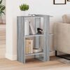 vidaXL Bookshelf Grey Sonoma 52 x 25 x 71.5 cm Engineered Wood