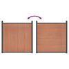 vidaXL Fence Panel Brown 1737x186 cm WPC