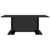 vidaXL Coffee Table High Gloss Black 103.5x60x40 cm Engineered Wood