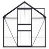 vidaXL Greenhouse with Base Frame Anthracite Aluminium 9.31 m²
