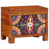vidaXL Storage Box Multicolour 50 x 30 x 40 cm Solid acacia wood