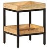 vidaXL Side Table Brown 35 x 35 x 45 cm Solid Mango Wood