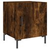 vidaXL Bedside Cabinets 2 pcs Smoked Oak 40x40x50 cm Engineered Wood