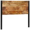 vidaXL Headboard 120 cm Solid Wood Mango and Iron