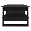 vidaXL Coffee Table Black 110x55x42 cm Engineered Wood