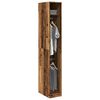vidaXL Wardrobe Old Wood 30x50x200 cm Engineered Wood