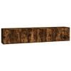 vidaXL Wall-mounted TV Cabinets 2 pcs Smoked Oak 100x34.5x40 cm