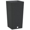 vidaXL Planter with Removable Inner Anthracite 11 / 26.5 L PP Rattan