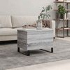 vidaXL Coffee Table Grey Sonoma 60x44.5x45 cm Engineered Wood
