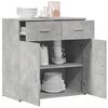 vidaXL Sideboard Concrete Grey 79x38x80 cm Engineered Wood