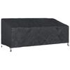 vidaXL Garden Bench Cover Black 220 x 100 x 89 cm 600D Oxford Fbric
