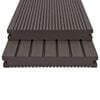 vidaXL Decking Board 6 pcs Dark Brown WPC