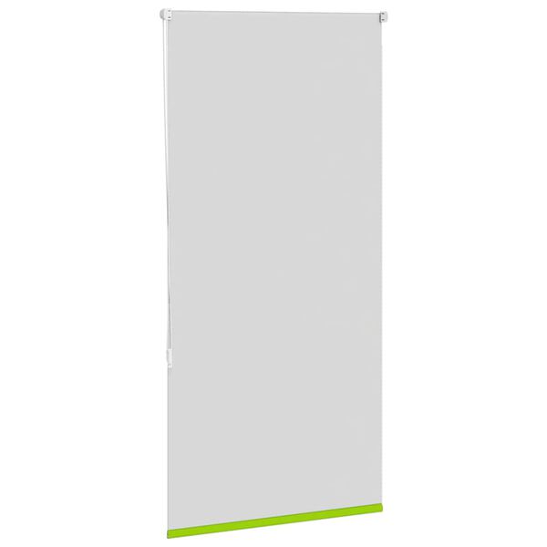 vidaXL Roller Blind Blackout Leaves Green 85x150 cm Fabric Width 80.7 cm Polyester