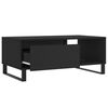 vidaXL Coffee Table Black 90x50x36.5 cm Engineered Wood