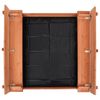 vidaXL Sandbox Firwood 95x90x15 cm