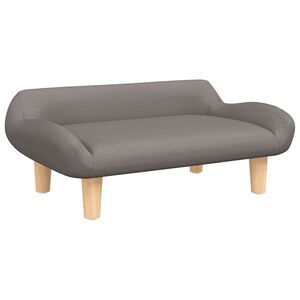 vidaXL Kids Sofa Taupe 70x40x24 cm Fabric