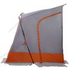 vidaXL Tailgate Tent Grey and Orange 285 x 255 x 245 cm Taffeta