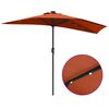 vidaXL Garden Parasol Terracotta 294 x 150 x 224 cm Fabric
