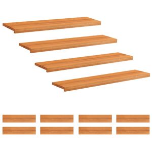 vidaXL Stair Treads 12 pcs 120 x 30 x 2 cm Light Brown
