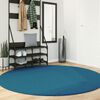 vidaXL Rug OVIEDO Short Pile Turquoise &Oslash; 200 cm