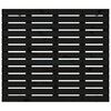 vidaXL Wall Headboard Black 81x3x91.5 cm Solid Wood Pine
