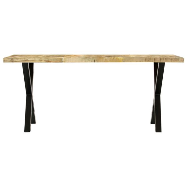 vidaXL Dining Table 180x90x76 cm Solid Mango Wood