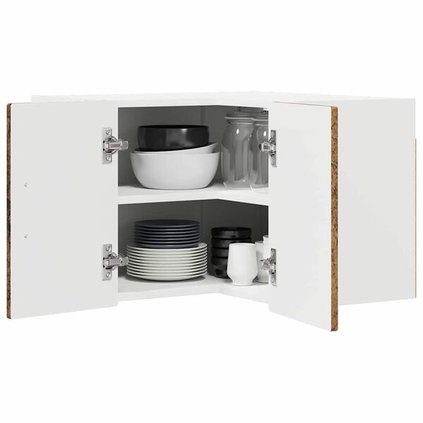 vidaXL Kitchen Cabinet Old Wood 57 x 57 x 40 cm Engineered Wood