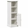 vidaXL Bathroom Cabinet VIGO White and Antique White 37 x 34 x 110 cm