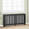 vidaXL Radiator Cover Black Oak 175 x 20 x 82 cm Engineered Wood