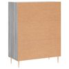 vidaXL Sideboard Grey Sonoma 69.5x34x90 cm Engineered Wood