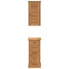 vidaXL Bathroom Furniture Set VIGO 2 pcs Brown and Honey brown