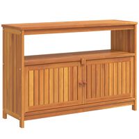 vidaXL Garden Console Table 110x35x75 cm Solid Wood Acacia