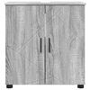 vidaXL Bathroom Cabinet with Storage Grey Sonoma 61 x 35 x 64 cm