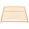 vidaXL Slatted Bed Base Brown 80 x 190 cm Solid beech wood